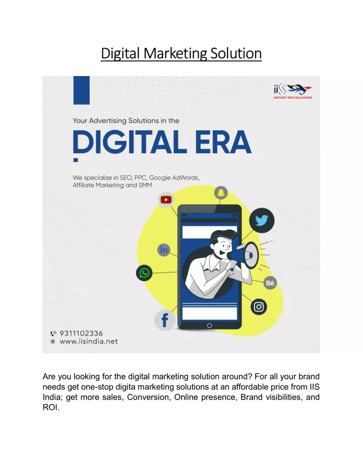 digital marketing solution digital marketing