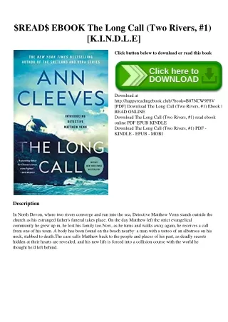 $READ$ EBOOK The Long Call (Two Rivers  #1) [K.I.N.D.L.E]