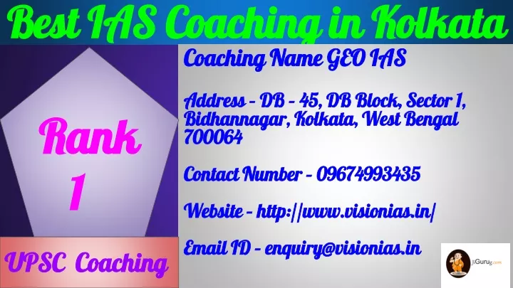 best ias coaching in kolkata