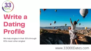 Write a Dating Profile