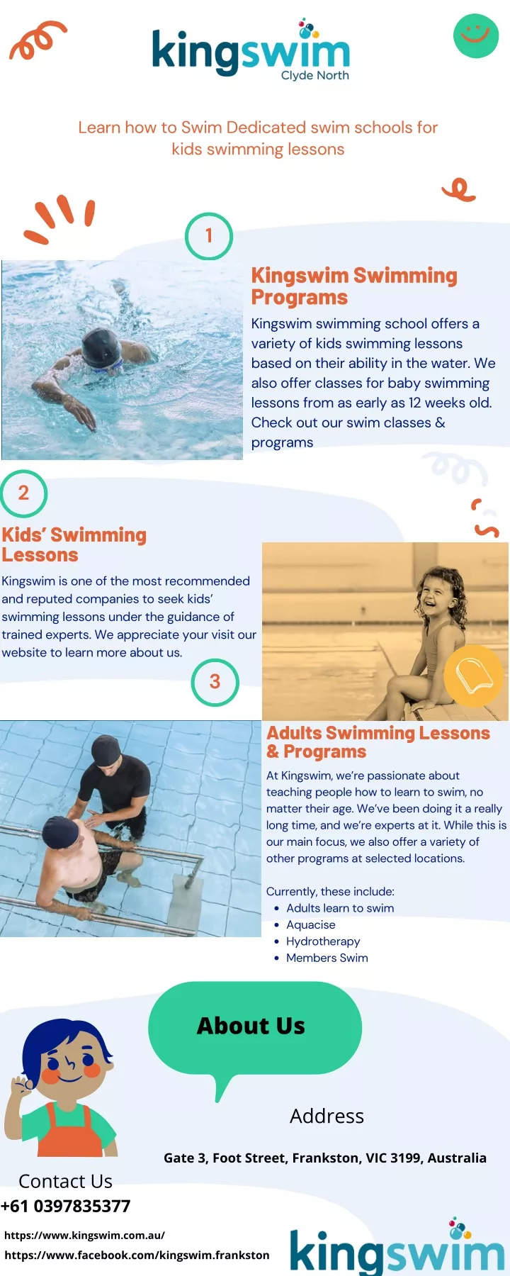 learn how to swim dedicated swim schools for kids