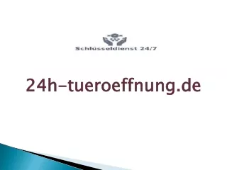 Wieso der 24h Schlüsseldienst für Sie der Richtige ist!