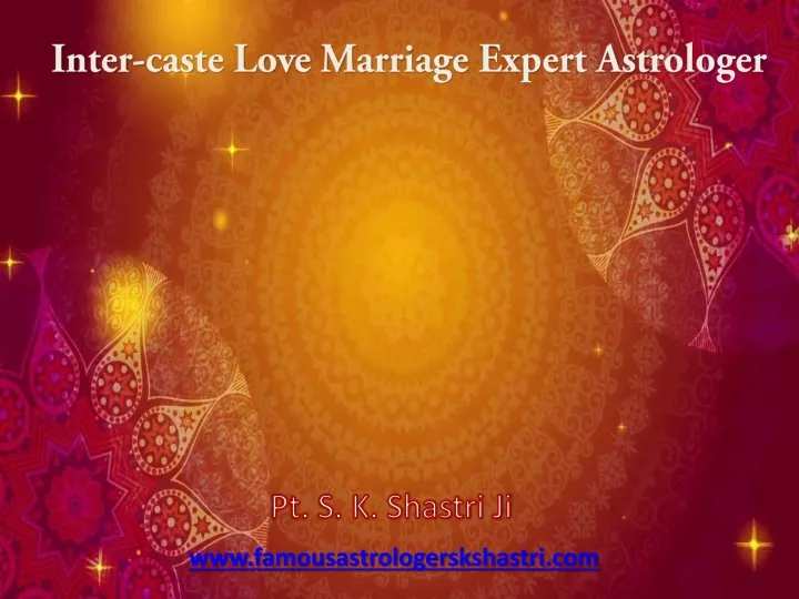 inter caste love marriage expert astrologer