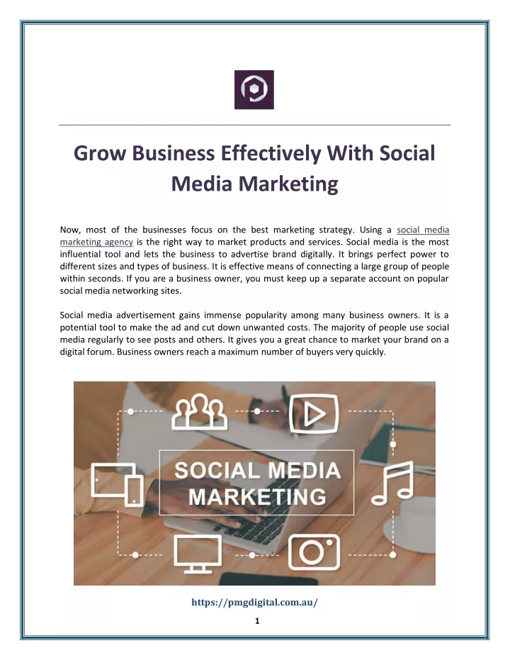grow business effectively with social media