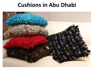 cushions in abu dhabi