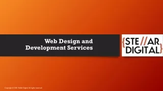 web design and development services