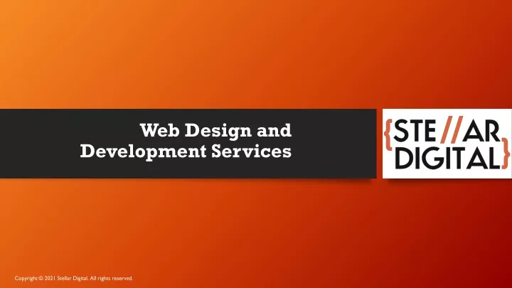 web design and development services