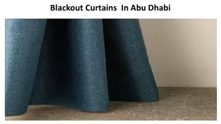 blackout curtains in abu dhabi
