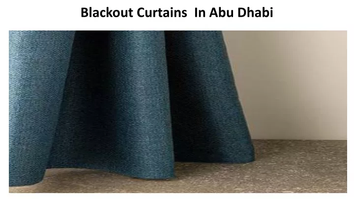 blackout curtains in abu dhabi