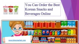 You Can Order the Best Korean Snacks and Beverages Online 01
