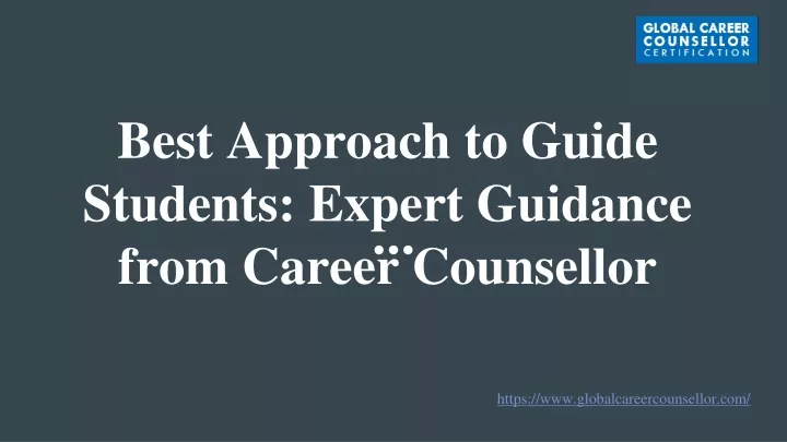 best approach to guide students expert guidance from career counsellor