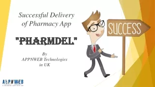 Successful Delivery of Pharmacy App - Mobile App Development