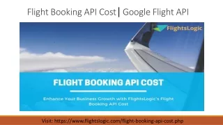 Flight Booking API Cost | Google Flight Booking API