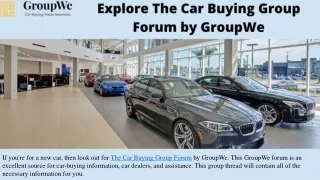 if you re for a new car then look