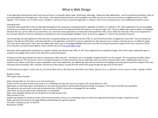 what is web design