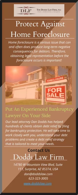 Protect Against Home Foreclosure