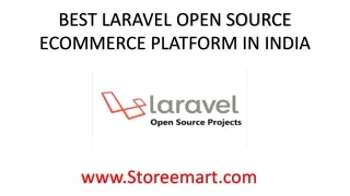 Best laravel open source ecommerce