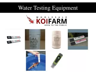 Water Testing Equipment