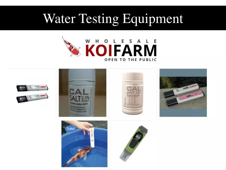 water testing equipment