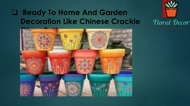 ready to home and garden decoration like chinese crackle glaze pottery