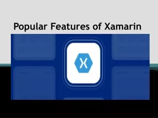 popular features of xamarin