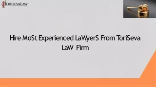 Find The Best Car Accident Lawyer At Toriseva Law
