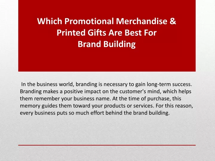 which promotional merchandise printed gifts