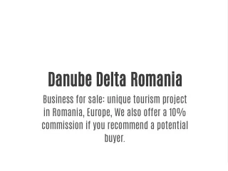 Danube Delta Romania