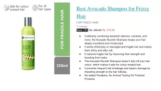 Avocado Shampoo for Damaged Hair - Godrej Professional