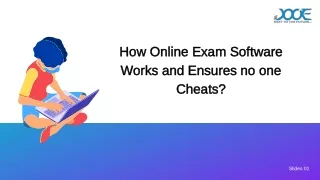 How online exam software works and Ensures no one cheats?