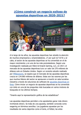 c mo construir un negocio exitoso de apuestas