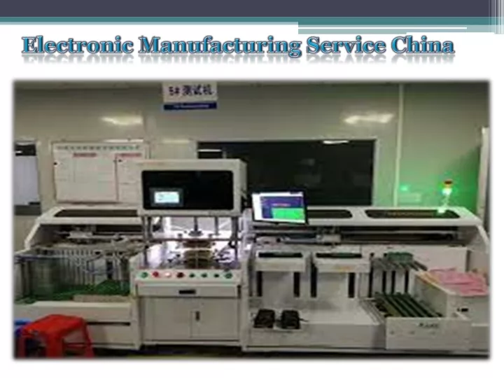 electronic manufacturing service china