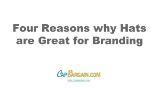 four reasons why hats are great for branding