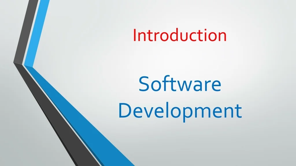 PPT - Introduction to Software Development PowerPoint Presentation ...