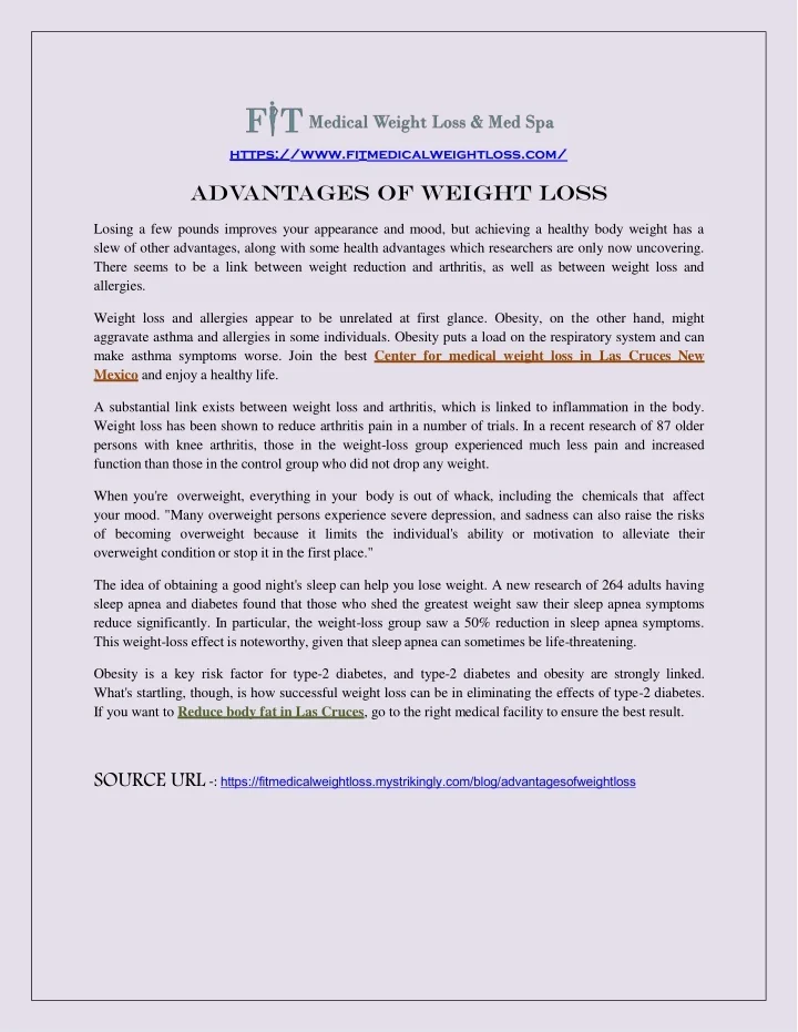 PPT Medical Weight Loss Las Cruces PowerPoint Presentation, free