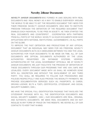 novelty 24hour documents