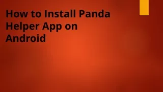 How to Install Panda Helper App on Android
