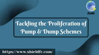 tackling the proliferation of pump dump schemes