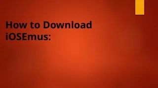 How to Download iOSEmus