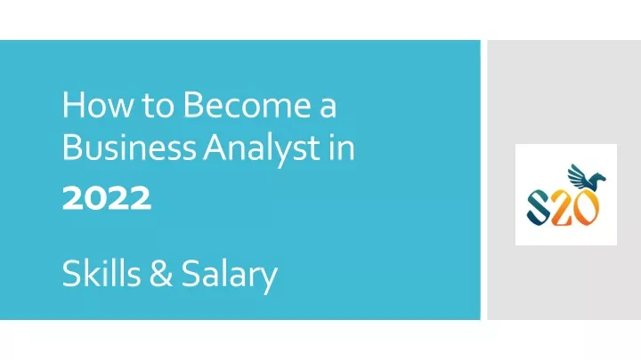 how to become a business analyst in 2022