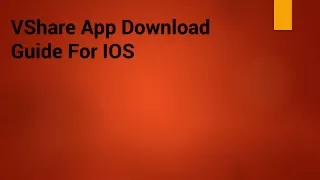 VShare App Download Guide For IOS