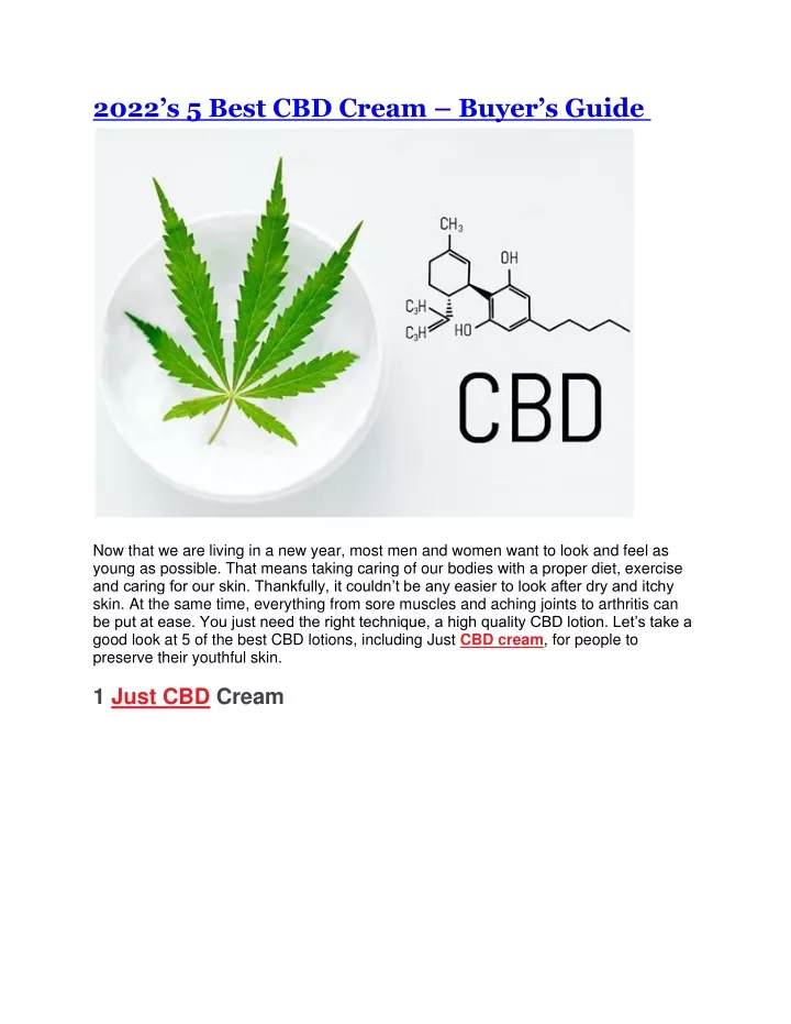 2022 s 5 best cbd cream buyer s guide