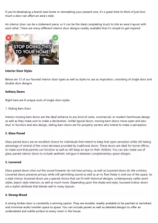 if you re developing a brand new home