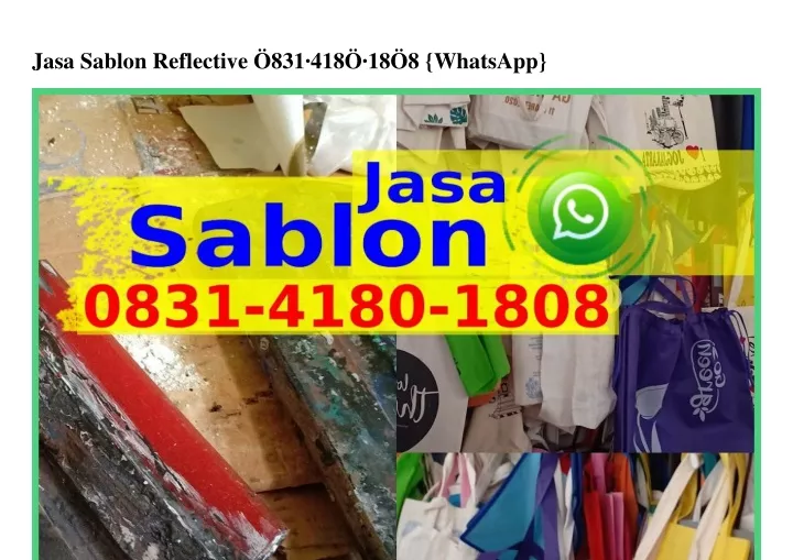 jasa sablon reflective 831 418 18 8 whatsapp