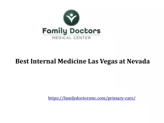 Best Internal Medicine Las Vegas
