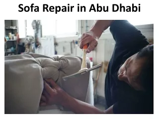 sofa repair in abu dhabi
