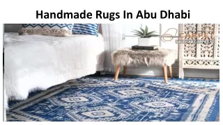 handmade rugs in abu dhabi
