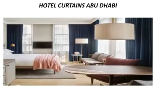 hotel curtains abu dhabi