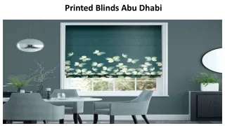 printed blinds abu dhabi