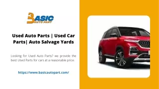 Used Auto Parts  Used Car Parts Auto Salvage Yards